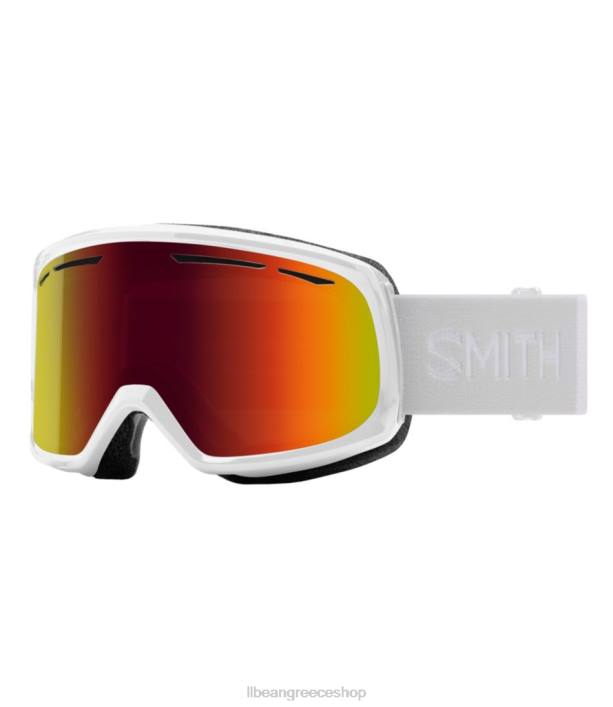 για άνδρες και γυναίκες γυαλιά drift Smith 6PHT2302 L.L.Bean χειμερινά σπόρ λευκό/κόκκινο sol-x καθρέφτης