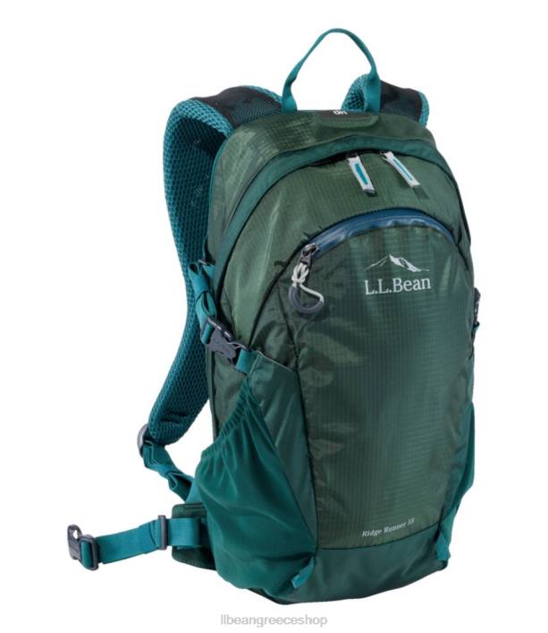 για άνδρες και γυναίκες ridge runner day pack 15l 6PHT3919 L.L.Bean εξοπλισμός εξωτερικού χώρου μαύρο έλατο/πιο βαθύ πεύκο