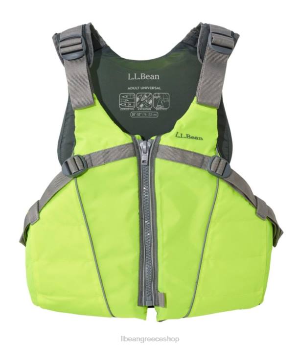για άνδρες και γυναίκες universal fit mesh-back pfd 6PHT3940 L.L.Bean θαλάσσια σπορ νέον κίτρινο