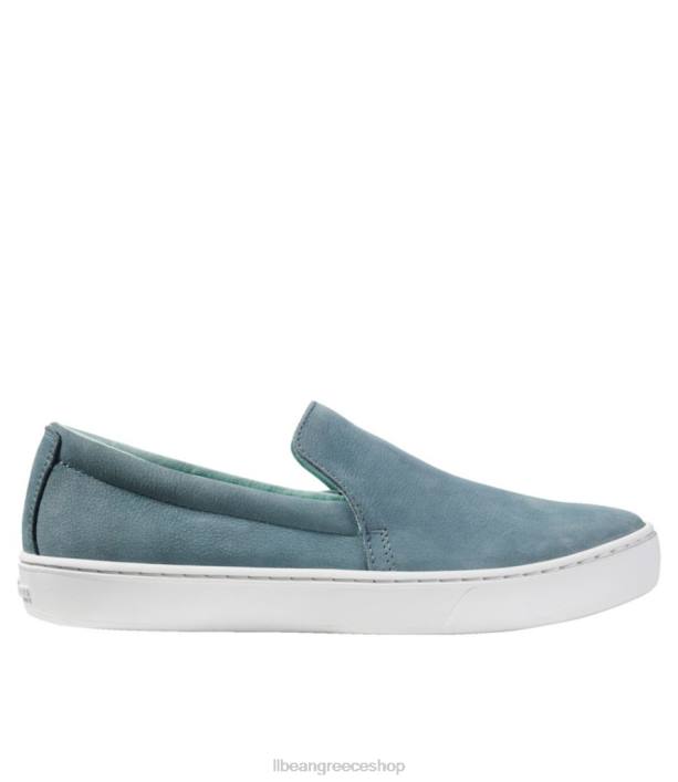 γυναίκες οικολογικό δερμάτινο slip-ons 6PHT5182 L.L.Bean είδη υπόδησης σχιστόλιθος/δροσερό μπλε της θάλασσας