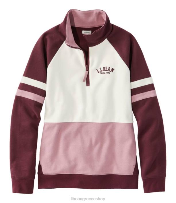 γυναίκες Φούτερ του 1912 6PHT4674 L.L.Bean είδη ένδυσης βαθύ κρασί/πλυμένη ορχιδέα