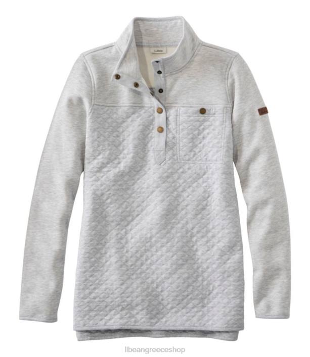γυναίκες καπιτονέ φούτερ 6PHT4904 L.L.Bean είδη ένδυσης ανοιχτό γκρι ρείκι
