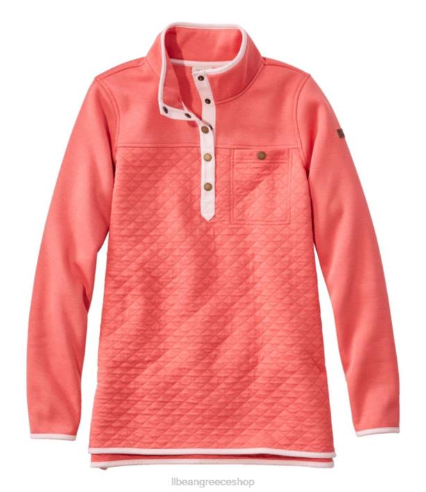 γυναίκες καπιτονέ φούτερ 6PHT5913 L.L.Bean είδη ένδυσης ηλιόλουστο κοράλλι
