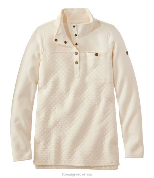 γυναίκες καπιτονέ φούτερ 6PHT6594 L.L.Bean είδη ένδυσης κρέμα