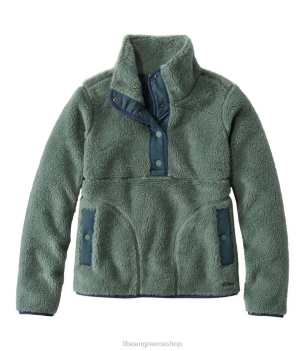 γυναίκες πουλόβερ φλις sherpa 6PHT7207 L.L.Bean είδη ένδυσης πράσινη θάλασσα