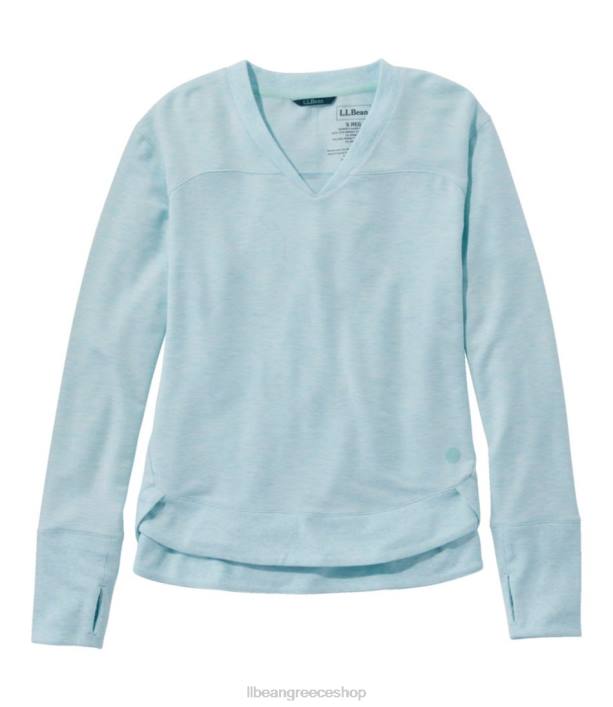γυναίκες πουλόβερ softflex με λαιμόκοψη 6PHT331 L.L.Bean είδη ένδυσης δροσερό μπλε ρείκι της θάλασσας