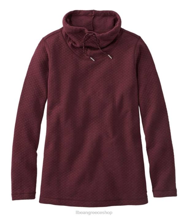 γυναίκες softlight καπιτονέ τοπ 6PHT6431 L.L.Bean είδη ένδυσης βαθύ κρασί