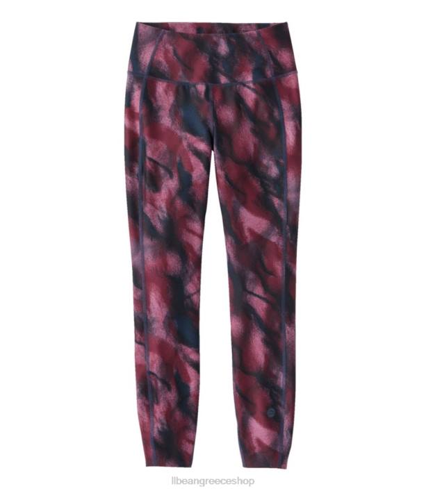γυναίκες καθημερινή απόδοση 7/8 κολάν 6PHT3409 L.L.Bean είδη ένδυσης ελαφριά μοβ υφή άμμου