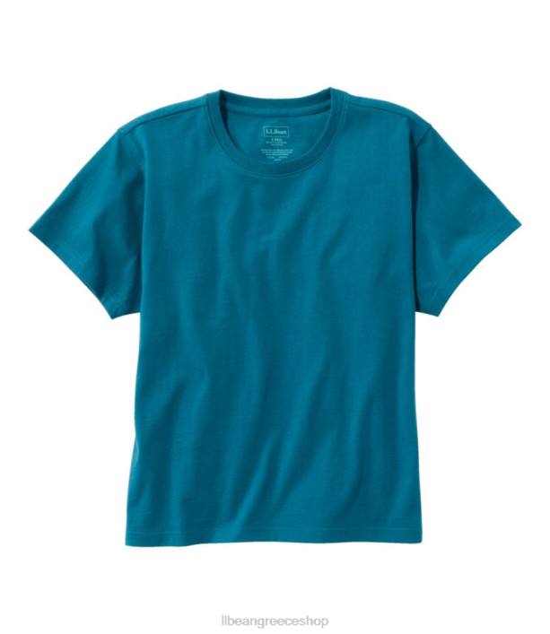 γυναίκες σαββατιάτικο μπλουζάκι 6PHT3096 L.L.Bean είδη ένδυσης βαθύ τιρκουάζ