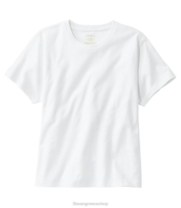 γυναίκες σαββατιάτικο μπλουζάκι 6PHT4709 L.L.Bean είδη ένδυσης άσπρο