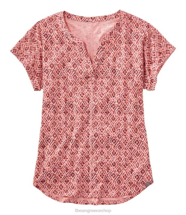 γυναίκες μπλουζάκι δίπλα στο ρέμα 6PHT5655 L.L.Bean είδη ένδυσης κοκκινίζω γεω