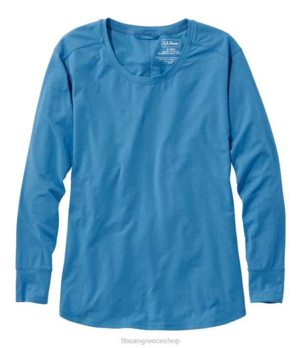 γυναίκες πέρα από απαλό μπλουζάκι 6PHT5798 L.L.Bean είδη ένδυσης θαλασσί μπλε