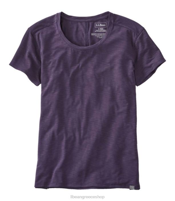γυναίκες μπλουζάκι δίπλα στο ρέμα 6PHT5816 L.L.Bean είδη ένδυσης πιο σκούρο μωβ