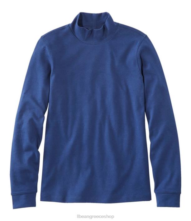 γυναίκες interlock mock-ζιβάγκο 6PHT424 L.L.Bean είδη ένδυσης αλπικό μπλε
