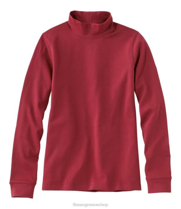 γυναίκες interlock mock-ζιβάγκο 6PHT5894 L.L.Bean είδη ένδυσης σκούρο κράνμπερι