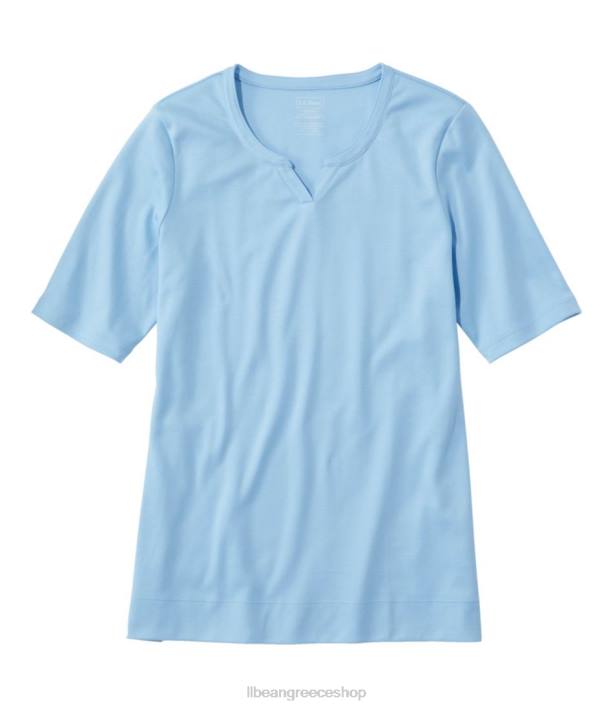 γυναίκες βαμβακερό μπλουζάκι pima 6PHT3007 L.L.Bean είδη ένδυσης λίμνη
