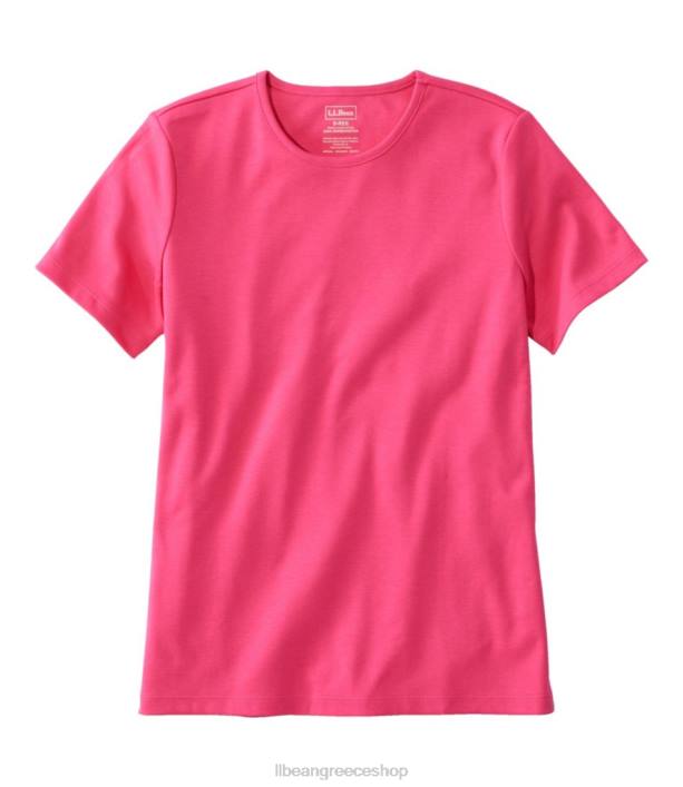 γυναίκες βαμβακερό μπλουζάκι pima 6PHT6389 L.L.Bean είδη ένδυσης αζάλεα