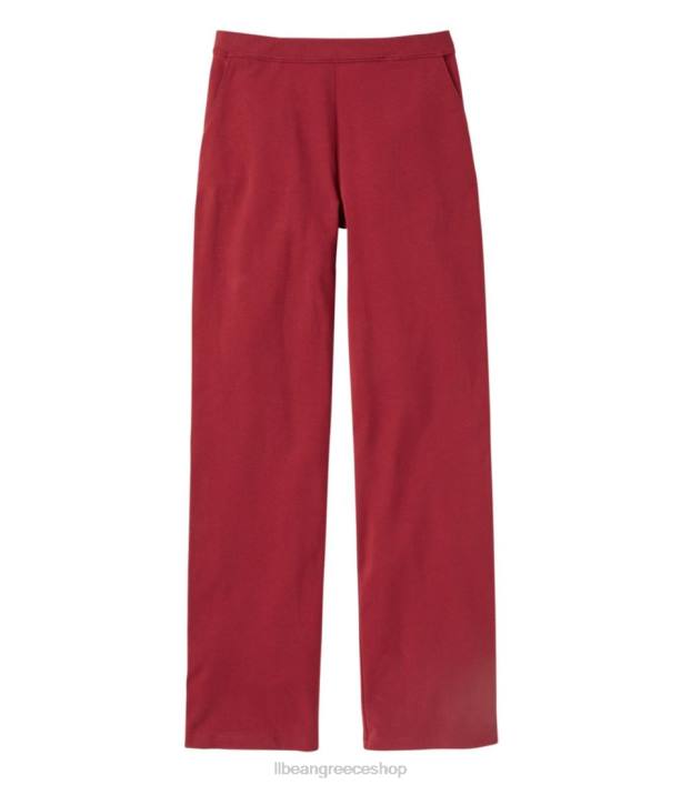 γυναίκες παντελόνι τέλεια εφαρμογή 6PHT6388 L.L.Bean είδη ένδυσης βαθύ ροδόξυλο