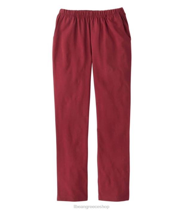 γυναίκες παντελόνι τέλεια εφαρμογή 6PHT6395 L.L.Bean είδη ένδυσης βαθύ ροδόξυλο