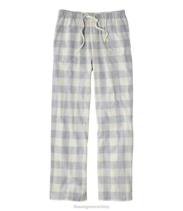 γυναίκες φανελένιο παντελόνι ύπνου 6PHT6976 L.L.Bean είδη ένδυσης ανοιχτό γκρι ρείκι