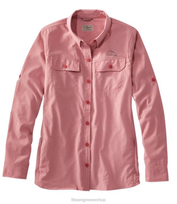 γυναίκες πουκάμισο χωρίς πτήσεις 6PHT3205 L.L.Bean είδη ένδυσης ξεθωριασμένο τριαντάφυλλο