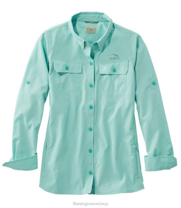 γυναίκες πουκάμισο χωρίς πτήσεις 6PHT4803 L.L.Bean είδη ένδυσης δίκαιη ακουα
