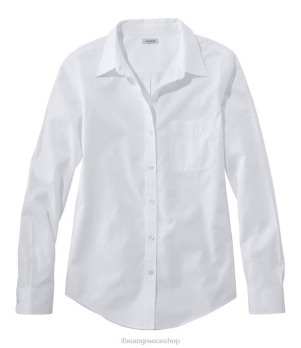 γυναίκες Πουκάμισο oxford χωρίς ζάρες 6PHT93 L.L.Bean είδη ένδυσης άσπρο