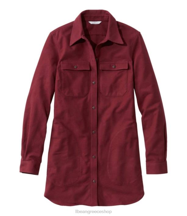γυναίκες signature χιτώνας σαμουά 6PHT3534 L.L.Bean είδη ένδυσης Βουργουνδία