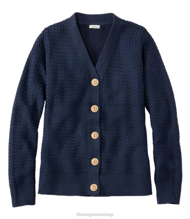 γυναίκες πουλόβερ καλαθοπλεκτική 6PHT703 L.L.Bean είδη ένδυσης κλασικό ναυτικό