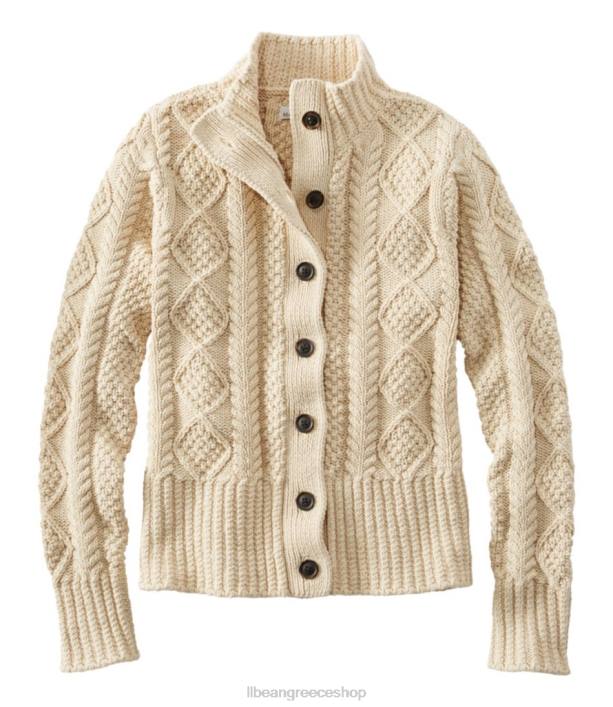 γυναίκες signature βαμβακερό πουλόβερ ψαράς 6PHT4932 L.L.Bean είδη ένδυσης μπεζ