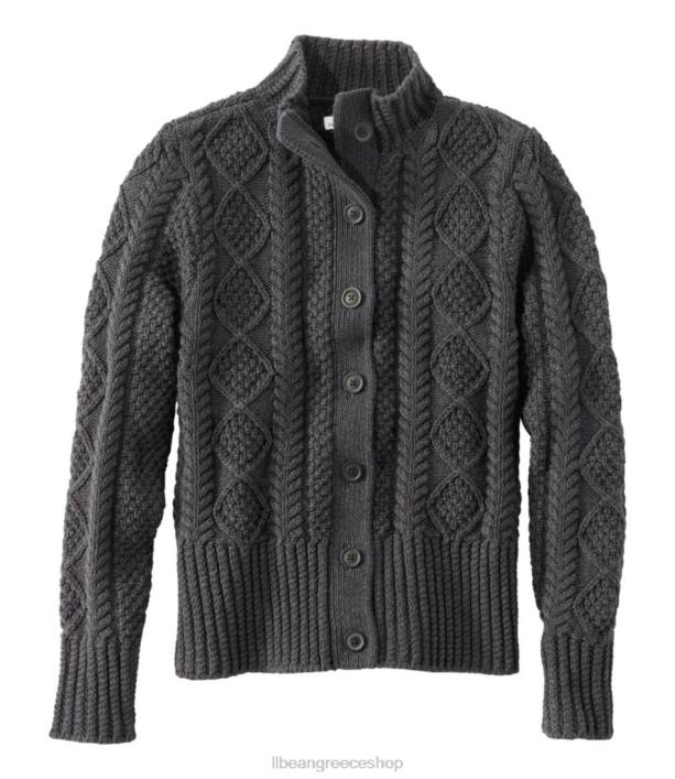 γυναίκες signature βαμβακερό πουλόβερ ψαράς 6PHT5936 L.L.Bean είδη ένδυσης κάρβουνο ρείκι