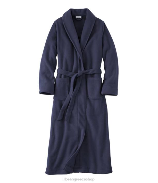 γυναίκες χειμερινή φλις ρόμπα 6PHT5899 L.L.Bean είδη ένδυσης φωτεινό ναυτικό