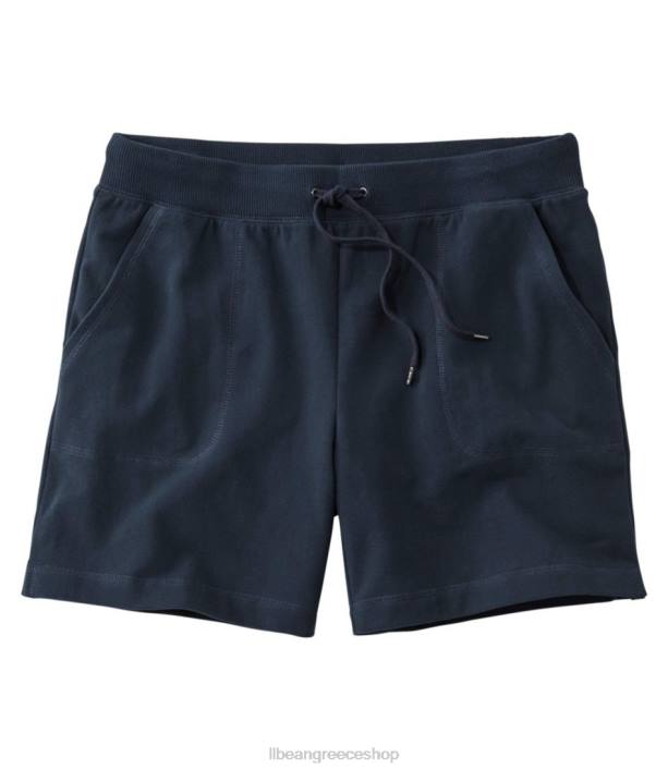 γυναίκες ultrasoft sweats 6'' κοντό ψηλόμεσο 6PHT258 L.L.Bean είδη ένδυσης κλασικό ναυτικό
