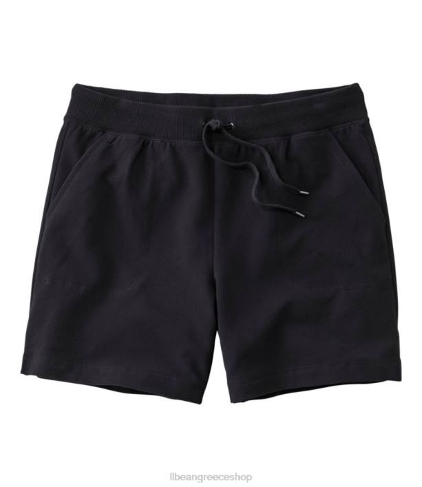 γυναίκες ultrasoft sweats 6'' κοντό ψηλόμεσο 6PHT3147 L.L.Bean είδη ένδυσης μελάνι μαύρο