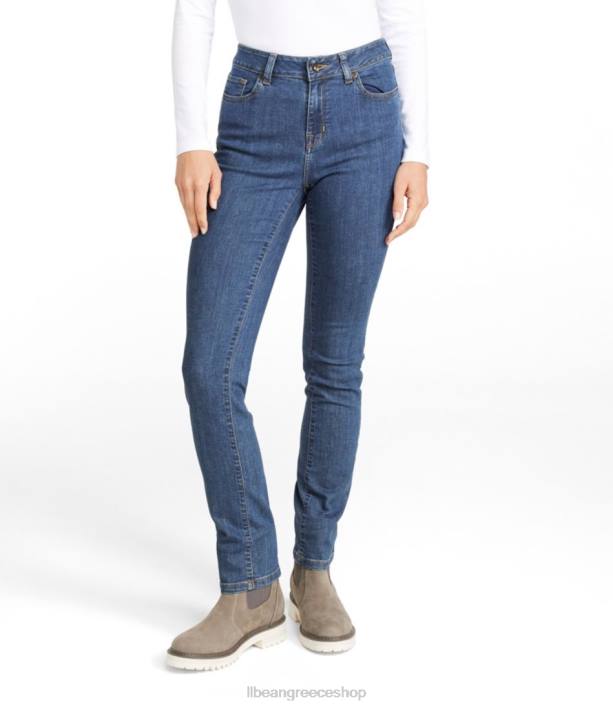 γυναίκες τζιν σε αληθινό σχήμα 6PHT3197 L.L.Bean είδη ένδυσης λιθολυμένη