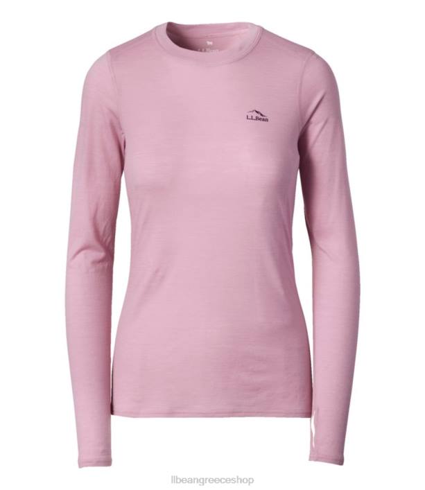 γυναίκες cresta ultralight 150 crew top 6PHT3430 L.L.Bean είδη ένδυσης ανοιχτό μοβ