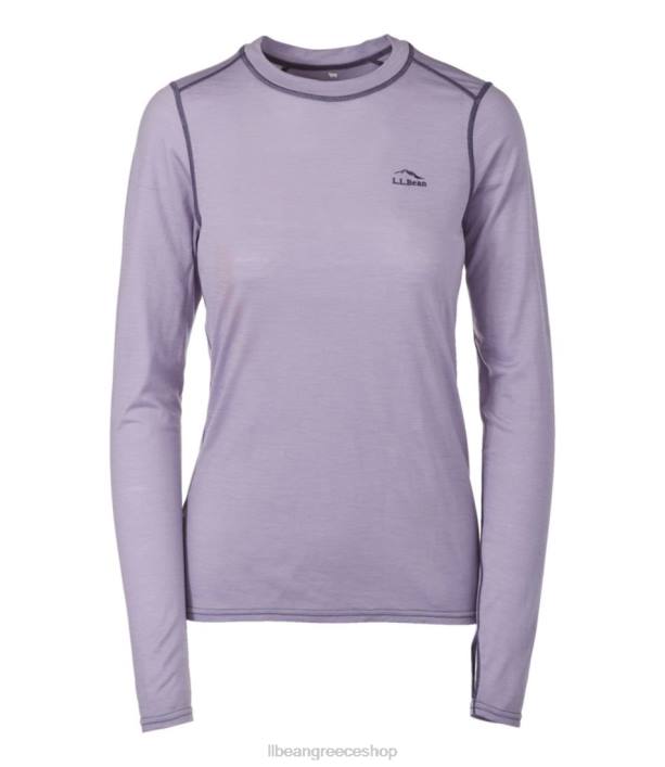 γυναίκες cresta ultralight 150 crew top 6PHT566 L.L.Bean είδη ένδυσης ξεθωριασμένο μέριτ