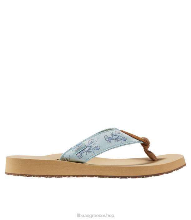 γυναίκες σαγιονάρες Maine Isle 6PHT5181 L.L.Bean είδη υπόδησης γαλαζοπράσινος αστακός