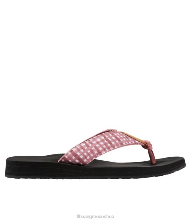 γυναίκες σαγιονάρες Maine Isle 6PHT981 L.L.Bean είδη υπόδησης ορυκτό κόκκινο τζίντζαμ