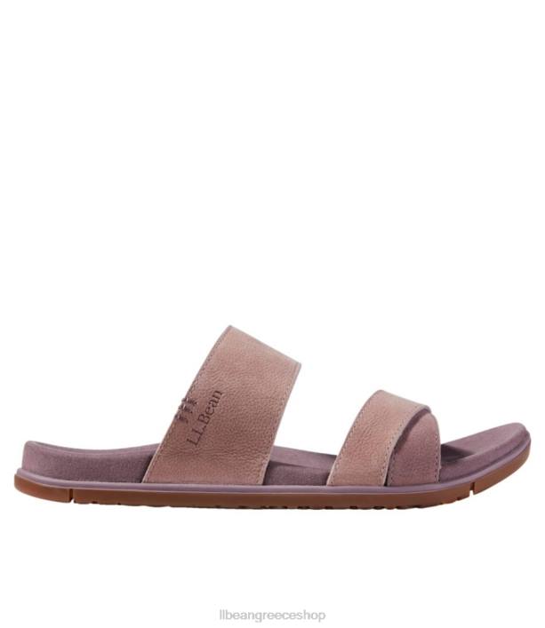 γυναίκες σανδάλια με λουράκια 6PHT3740 L.L.Bean είδη υπόδησης καστανόξανθο τριαντάφυλλο/καπνιστή μοβ