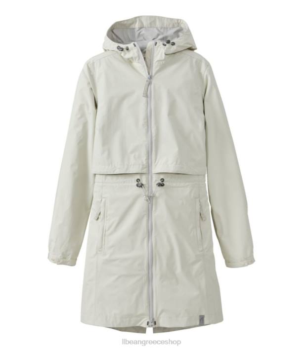 γυναίκες μεσημβρινό παλτό βροχής 6PHT6034 L.L.Bean εξωτερικά ενδύματα ασημένια σημύδα