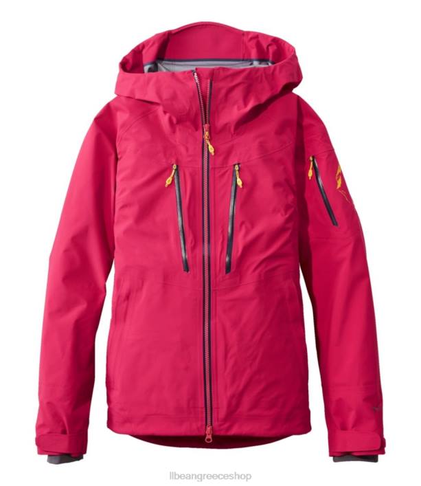 γυναίκες τζάκετ gore-tex pro patroler 6PHT906 L.L.Bean εξωτερικά ενδύματα παπαρούνα
