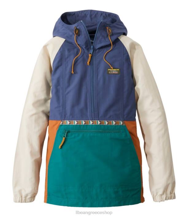 γυναίκες ορεινό κλασικό άνορακ 6PHT7217 L.L.Bean εξωτερικά ενδύματα ακατέργαστο λουλακί/αληθινό γαλαζοπράσινο