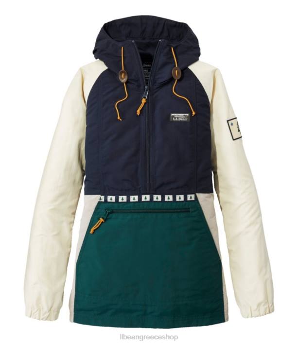 γυναίκες ορεινό κλασικό άνορακ 6PHT950 L.L.Bean εξωτερικά ενδύματα κλασικό ναυτικό/μαύρο πεύκο
