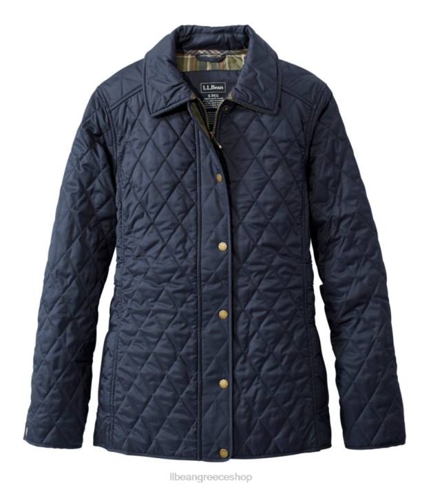 γυναίκες καπιτονέ τζάκετ ιππασίας 6PHT3598 L.L.Bean εξωτερικά ενδύματα ΠΟΛΕΜΙΚΟ ΝΑΥΤΙΚΟ