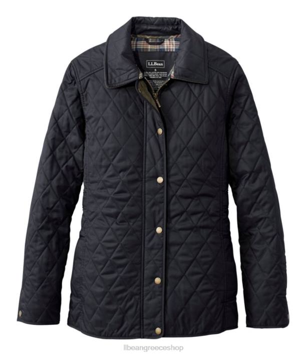 γυναίκες καπιτονέ τζάκετ ιππασίας 6PHT6028 L.L.Bean εξωτερικά ενδύματα μαύρος