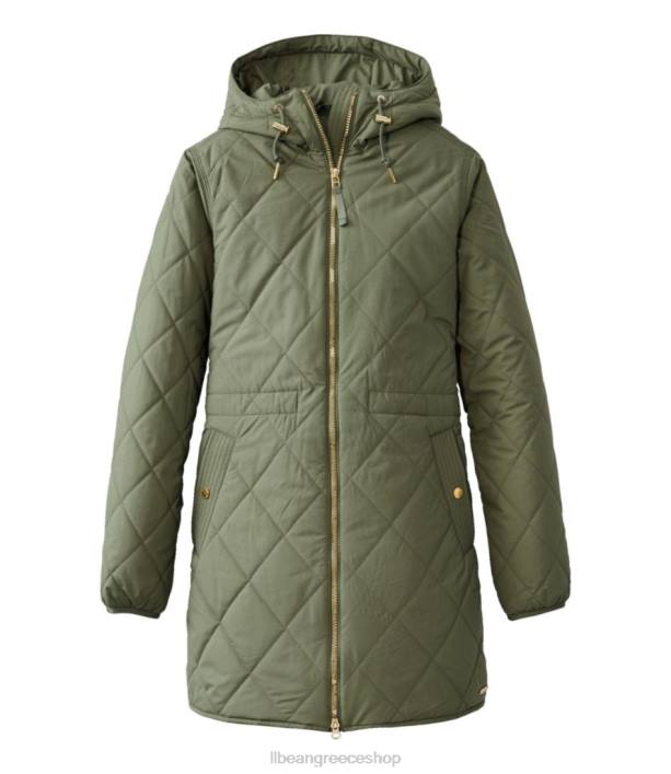 γυναίκες άνετο καπιτονέ παλτό 6PHT6038 L.L.Bean εξωτερικά ενδύματα βαθιά ελιά