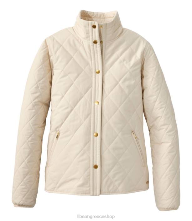 γυναίκες άνετο καπιτονέ σακάκι 6PHT6667 L.L.Bean εξωτερικά ενδύματα λευκασμένος καμβάς