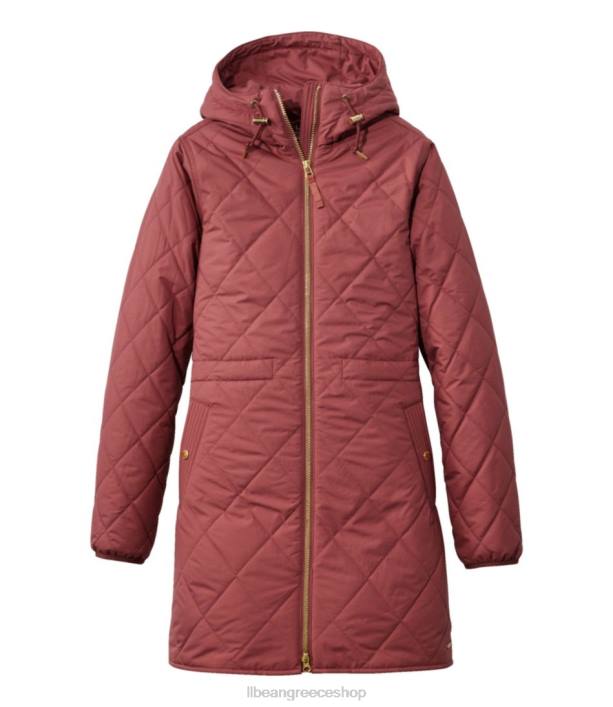 γυναίκες άνετο καπιτονέ παλτό 6PHT6671 L.L.Bean εξωτερικά ενδύματα τριανταφυλλιάς