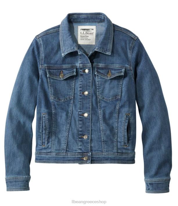γυναίκες τζιν μπουφάν beanflex 6PHT866 L.L.Bean εξωτερικά ενδύματα λιθολυμένη